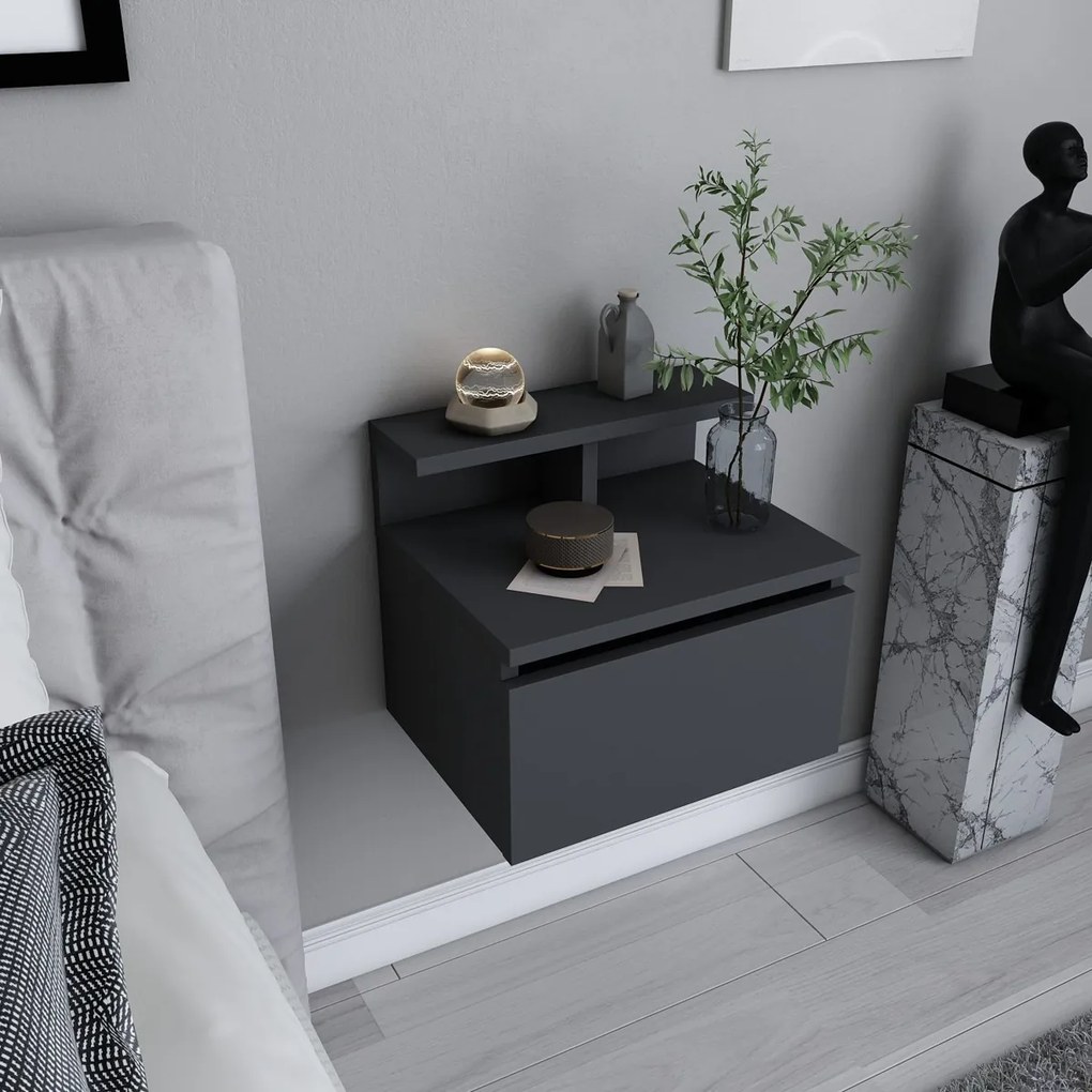 Stolik nocny Alice Anthracite