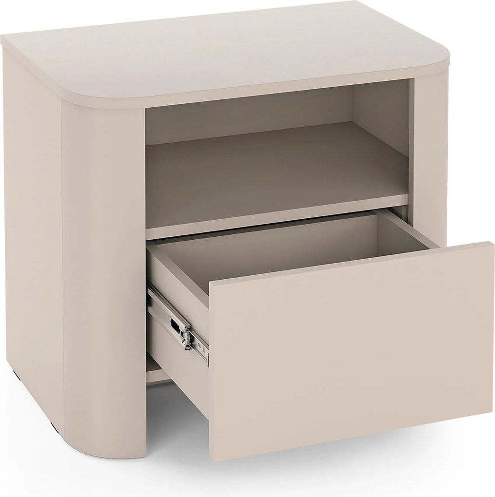 Szafka nocna Sorrenti 58 cm - kaszmir