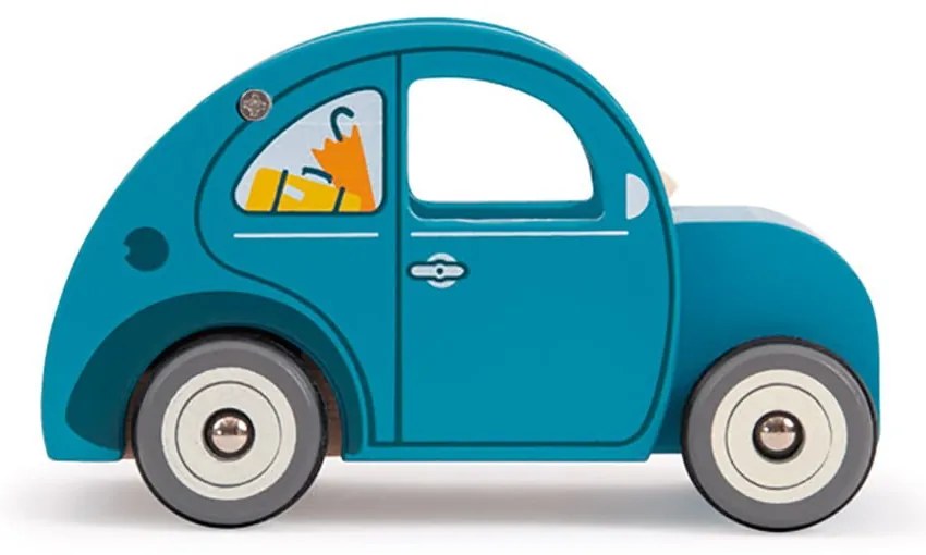 Drewniane auto zabawkowe La Grande Famille Car – Moulin Roty