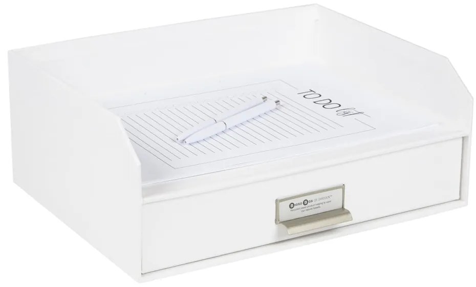 Kartonowy organizer na dokumenty z szufladką Walter – Bigso Box of Sweden