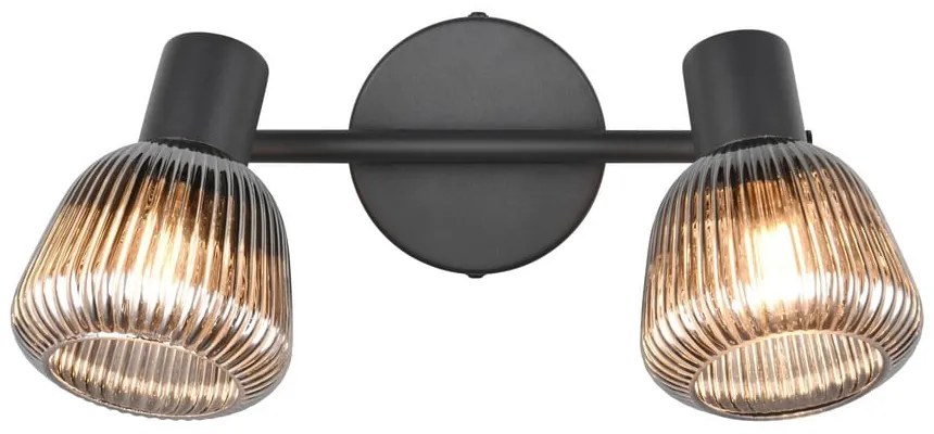 Czarna lampa punktowa ø 10 cm Tarifa – Trio