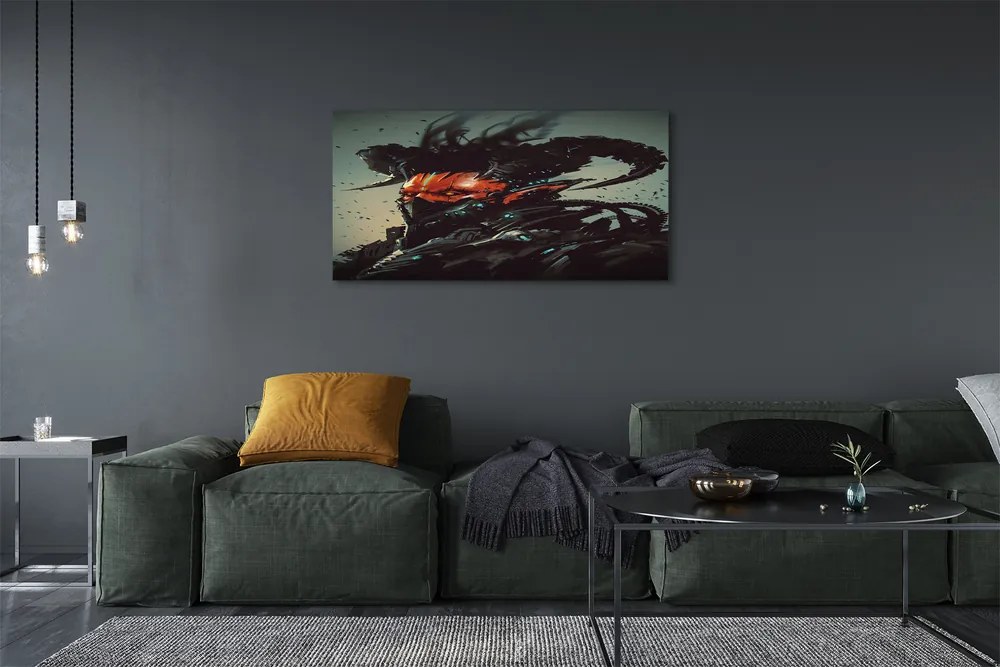 Zdjęcie na płótnie Ciemna Straszna Postać