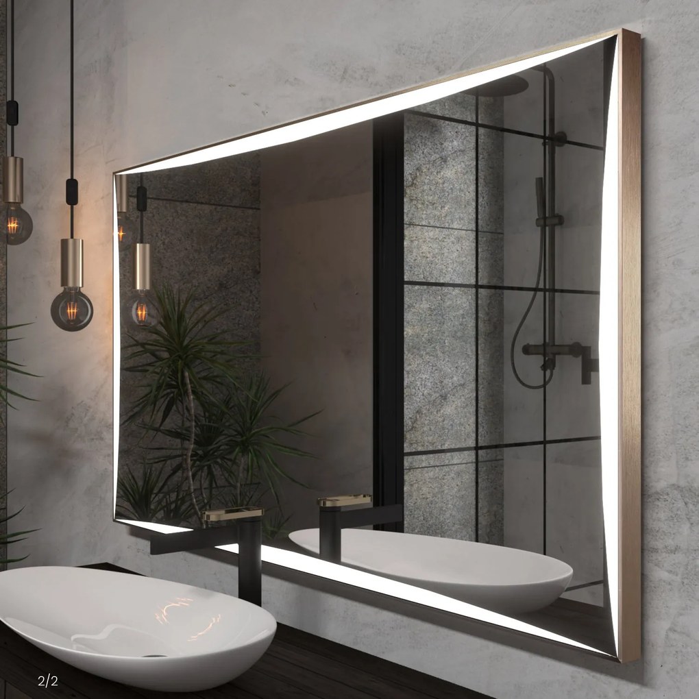 Lustro łazienkowe LED F5