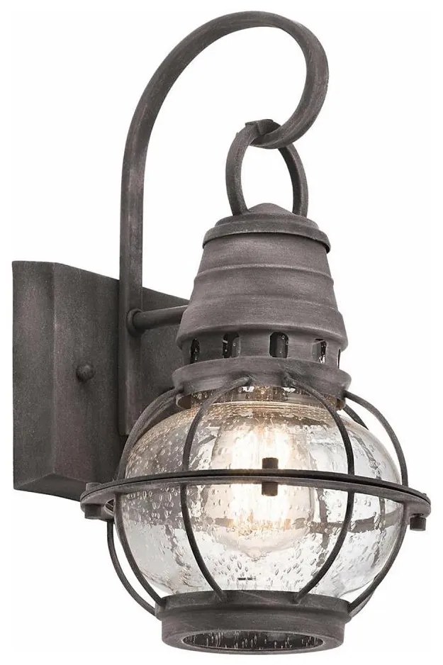 Kichler KL-BRIDGEPOINT-S -Zewnętrzna oprawa BRIDGEPOINT 1xE27/60W/230V IP44