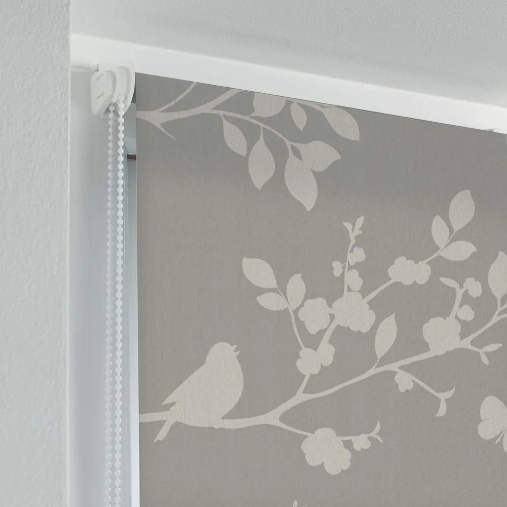 Jasnobrązowa tekstylna roleta 90x180 cm Rossignol – douceur d'intérieur