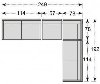 EXPERT LOUNGE - aluminiowy zestaw ogrodowy 3+1+1