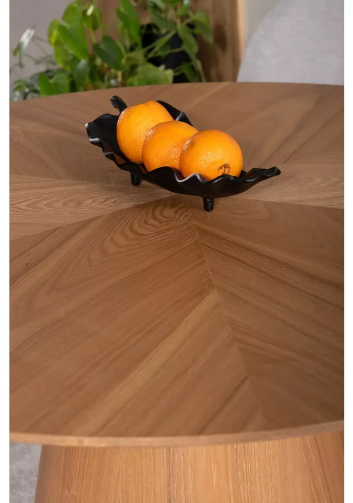 Okrągły stół jadalniany ANGEL 120x120 cm, dekor dąb