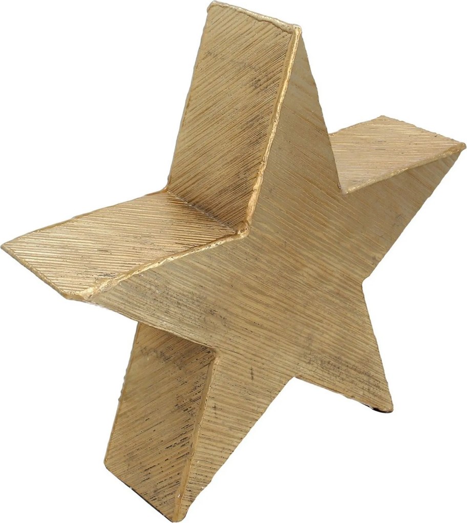 Dekoracja Gold Star 32cm