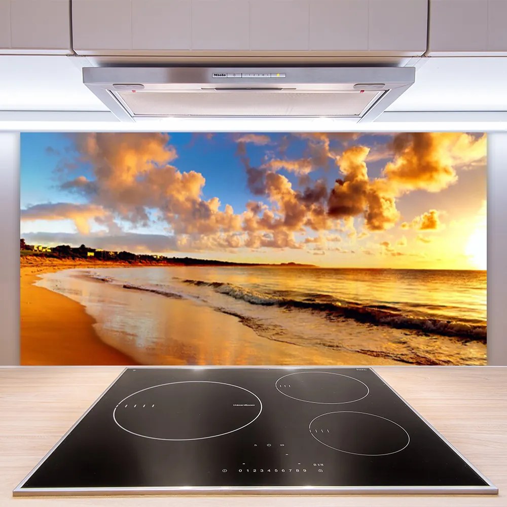 Panel Kuchenny Złoty Piasek nad Oceanem