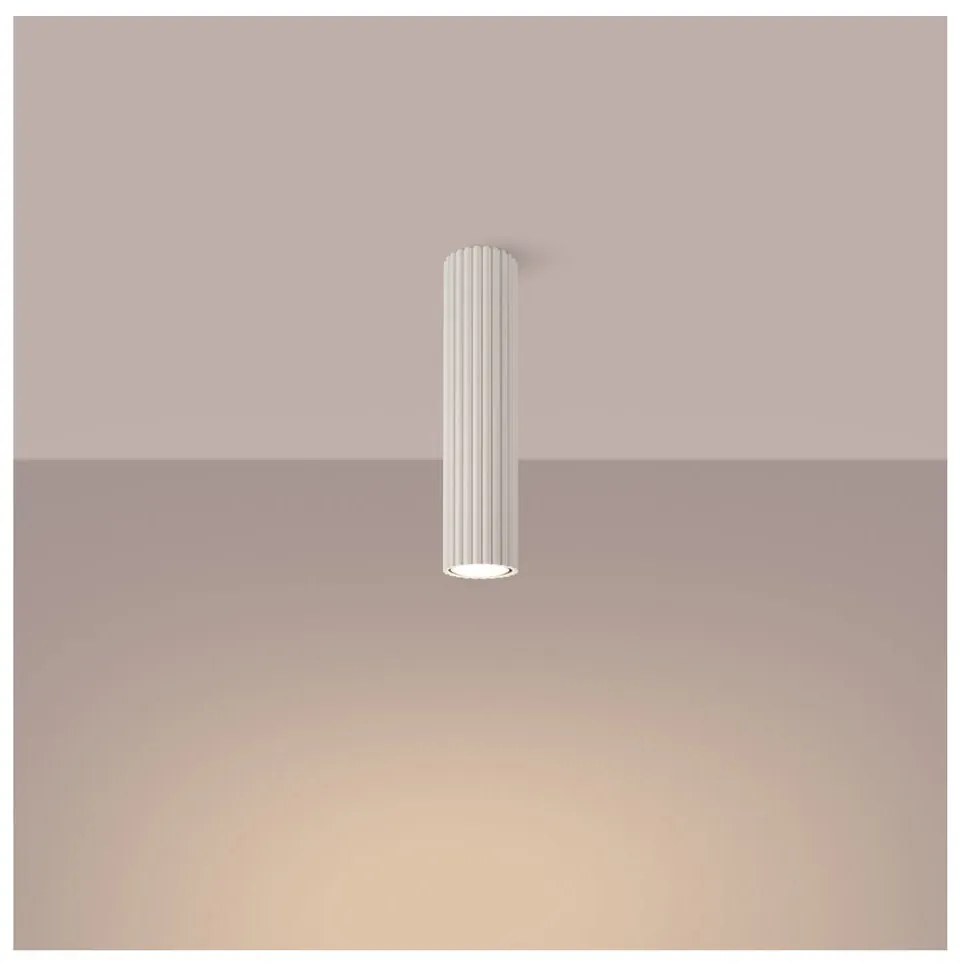 Kremowa lampa punktowa Gleam – Sollux