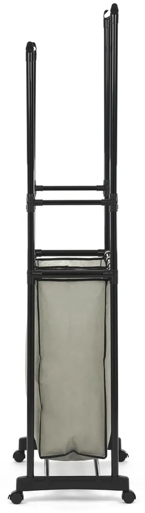 Stojak z miejscem do przechowywania GD-176 BK,plastik, czarny
