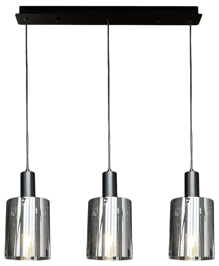 Lampa wisząca Arcadia Black 3xE27