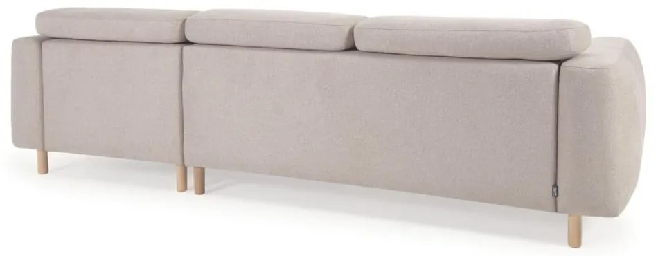 Beżowy narożnik (prawostronny) Singa − Kave Home