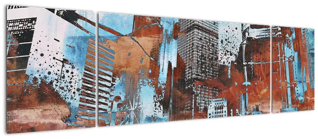 Obraz - Wieżowce (170x50 cm)