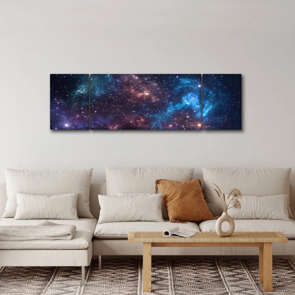 Obraz - Nocne niebo (170x50 cm)