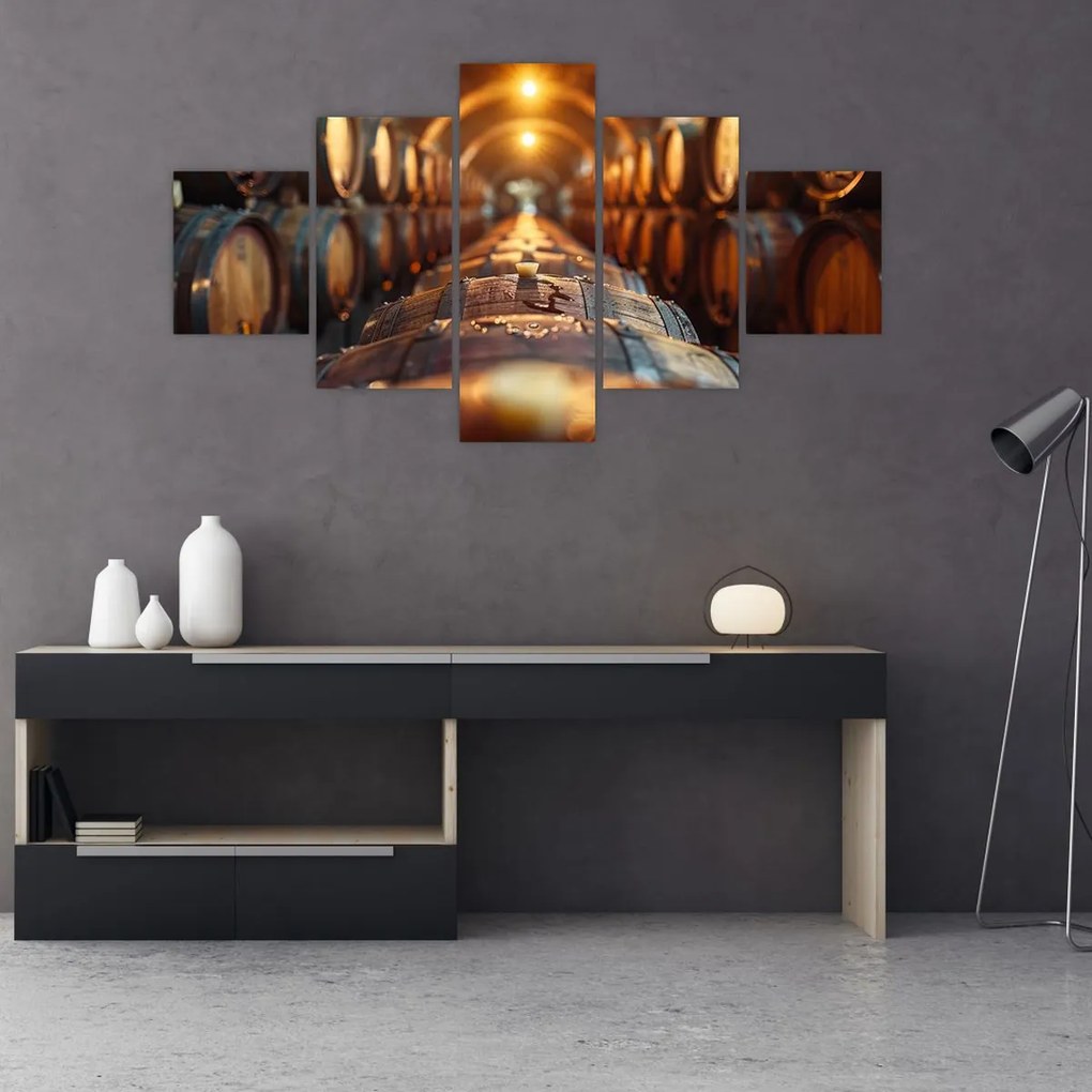 Obraz - Piwniczka na wino (125x70 cm)