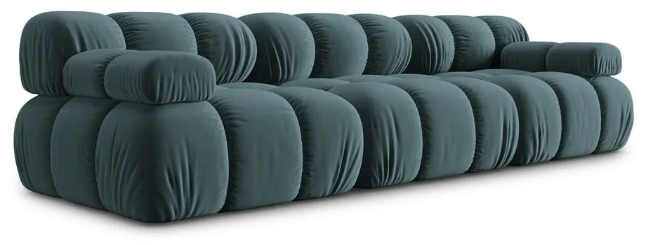 Morska aksamitna sofa 282 cm Bellis – Micadoni Home