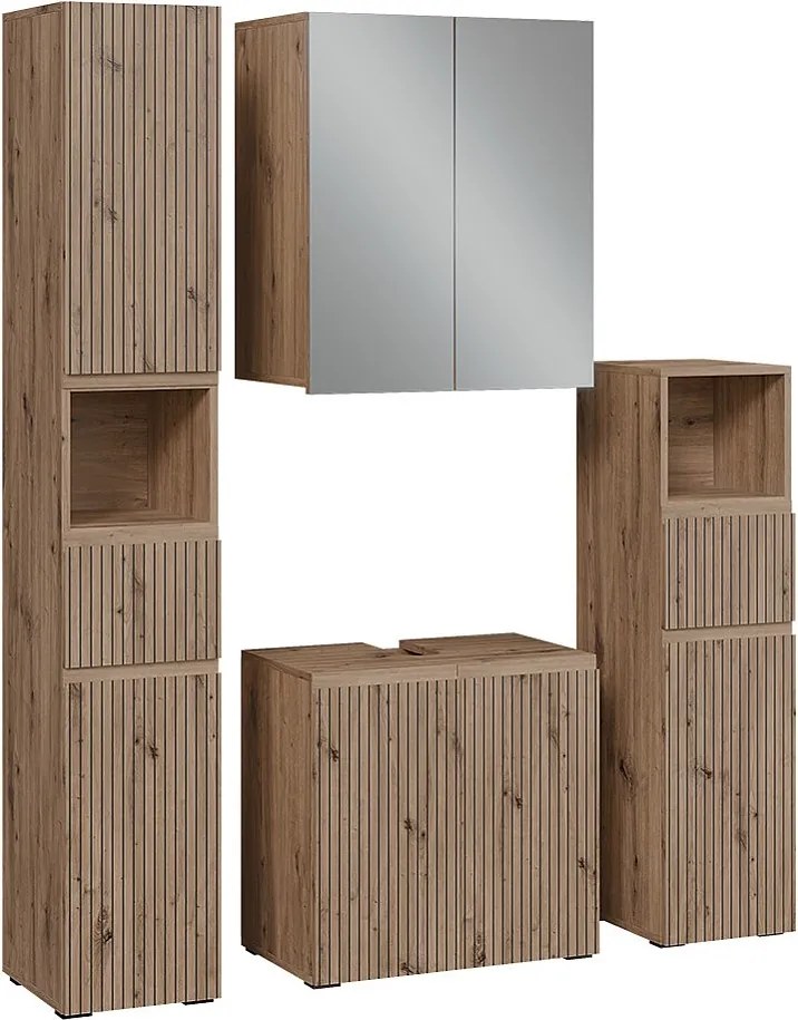 Zestaw mebli łazienkowych rzemieślnik 60x35x58 takumi