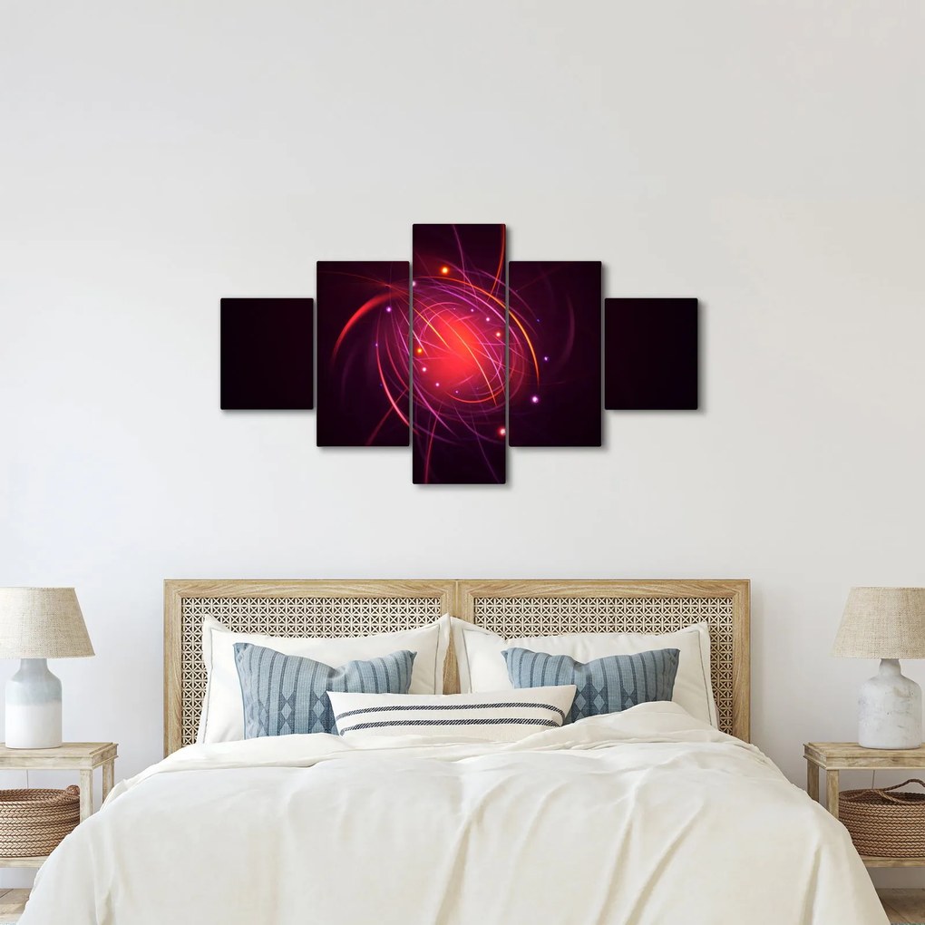 Współczesny obraz abstrakcji (125x70 cm)