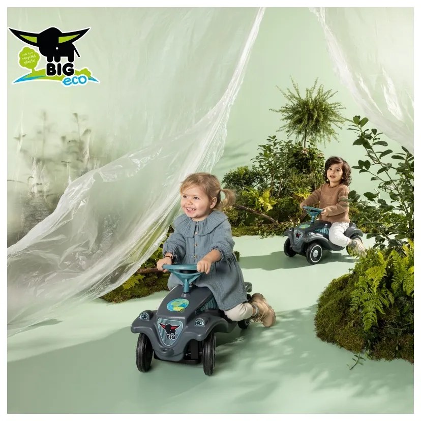 Big jeździk bobby car classic eco z klaksonem szary