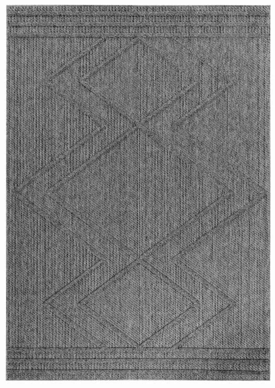 Dywan sznurkowy Patara aztecki szary 80 cm x 150 cm