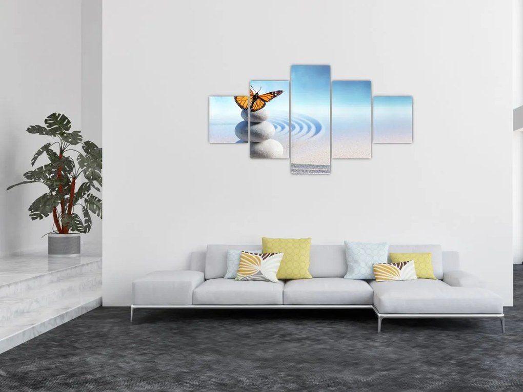 Obraz - Ogród zen (125x70 cm)