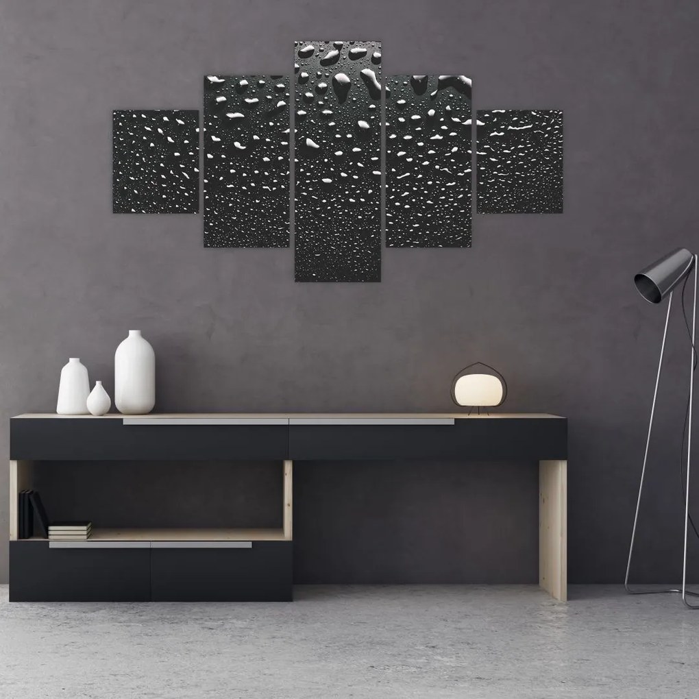 Obraz kropli wody (125x70 cm)