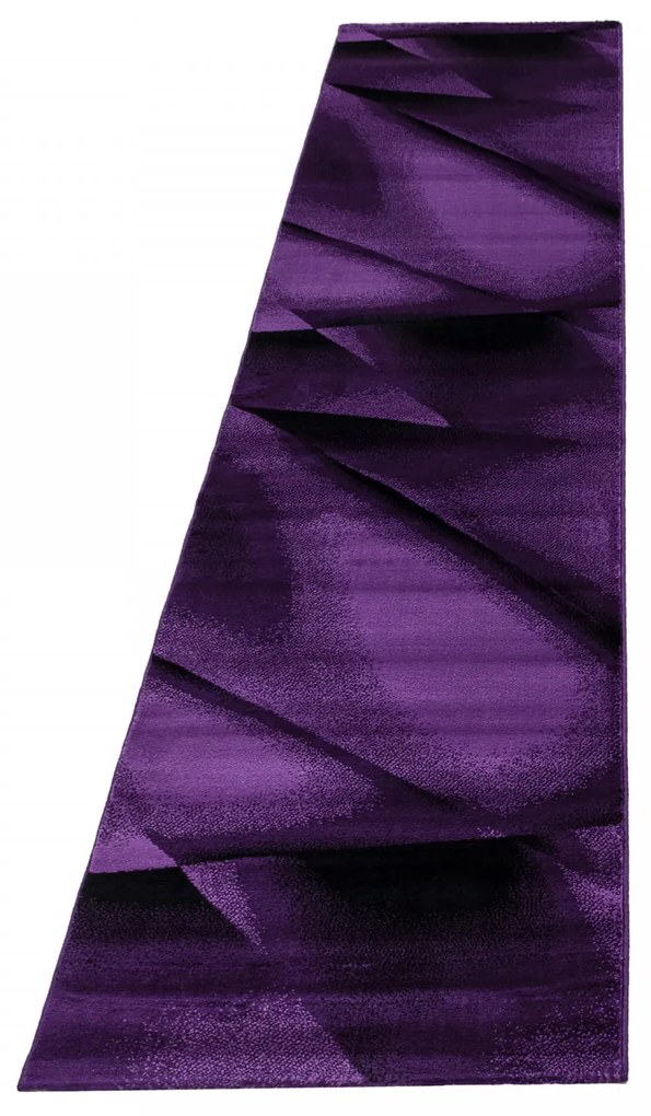 Dywan nowoczesny Miami fioletowy 80 cm x 300 cm