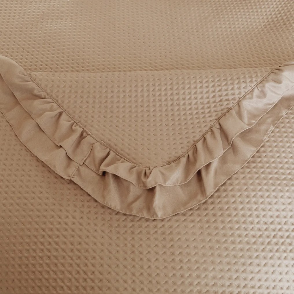 Narzuta na łóżko MONTEGO, ciemny beżowy Rozmiar: 170 x 210 cm