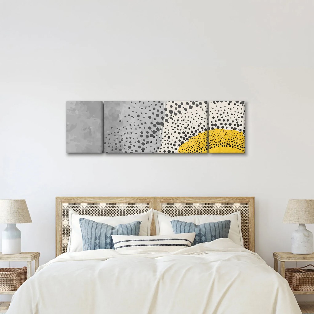 Obraz - Abstrakcyjny obraz plaży N⁰3 (170x50 cm)