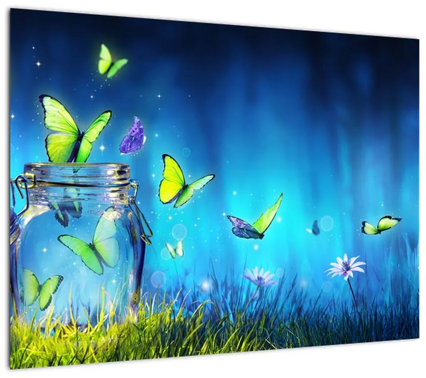Obraz na szkle - Wolność (70x50 cm)