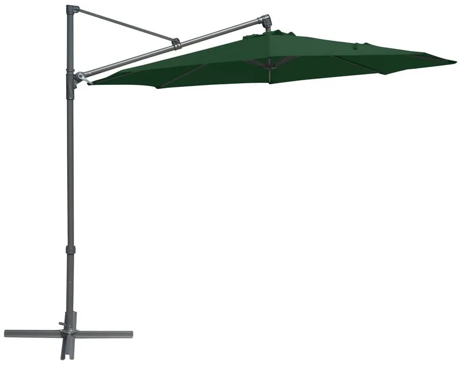 Ciemnozielony parasol ogrodowy ø 300 cm Roja – Rojaplast
