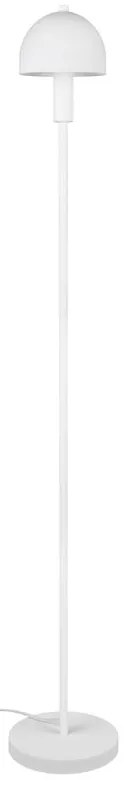 Biała lampa stojąca ze szklanym kloszem (wysokość 120 cm) Glenn – Trio