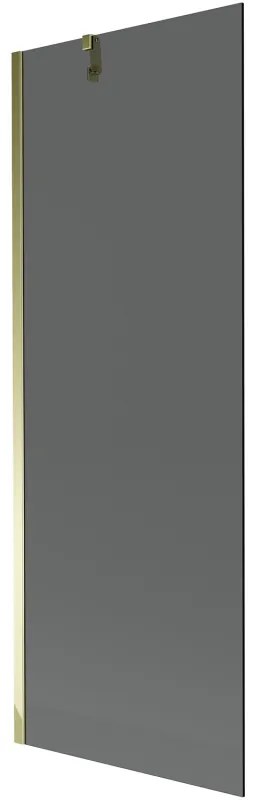 Mexen Next parawan nawannowy 1-skrzydłowy 70 x 150 cm, grafit, złoty - 895-070-000-00-40-50