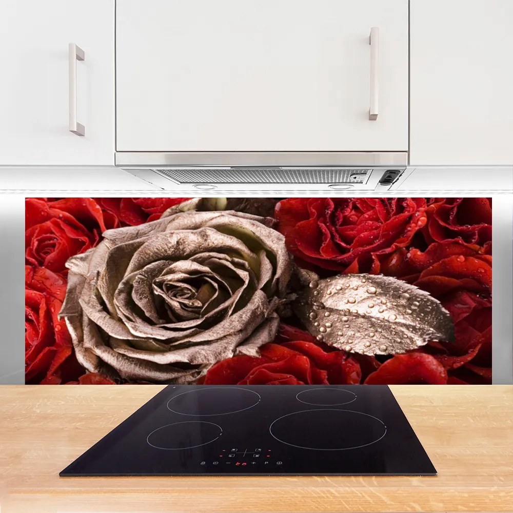 Panel Kuchenny Romantyczny Bukiet Róż