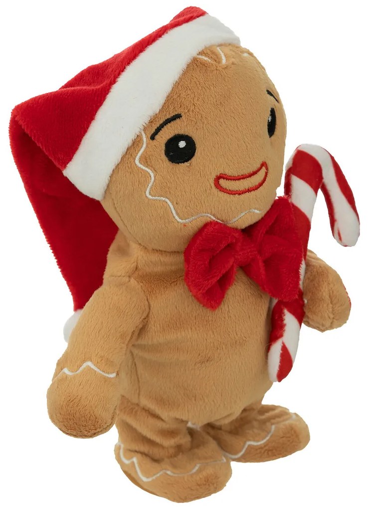 Pluszak świąteczny w kształcie piernika, ruchomy