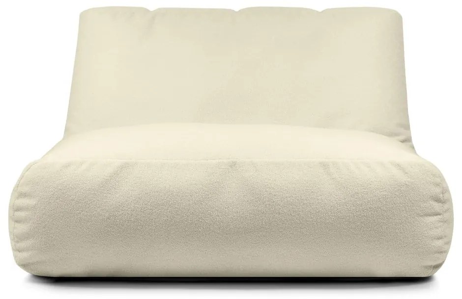 Brązowy worek do siedzenia z materiału bouclé Sofa Tube – SLOWDOWN