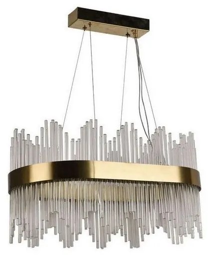 LED ściemnialny kryształowy żyrandol na linkę LED/70W/230V + DO