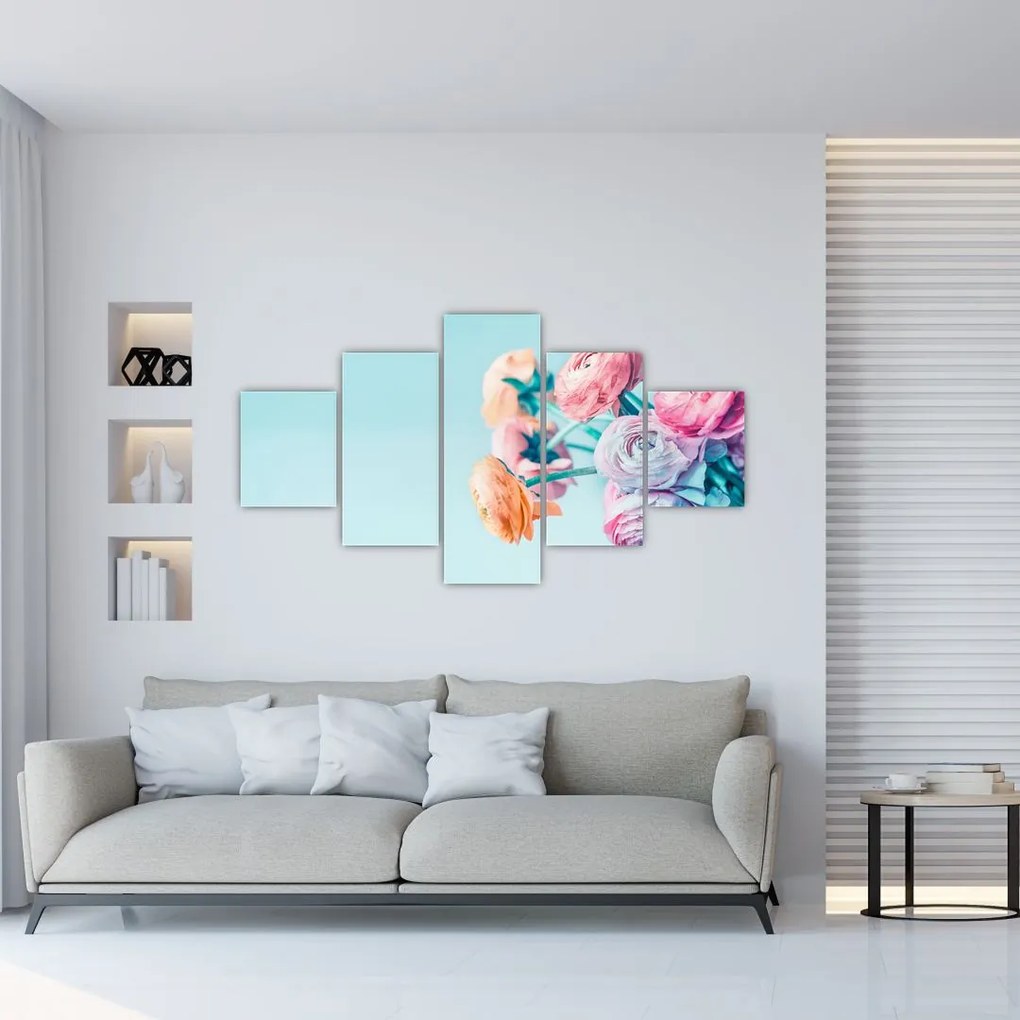 Obraz - Kwiaty w wazonie (125x70 cm)