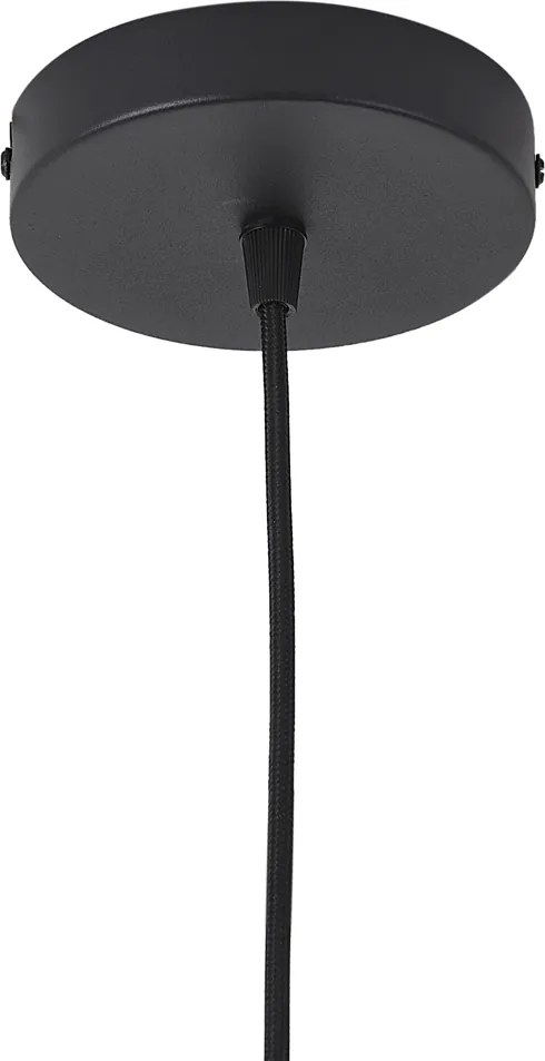 Nowoczesna lampa wisząca czarna 50 cm 3-punktowa - Drum Duo