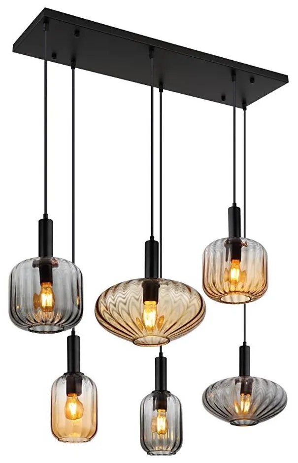 Globo 15719-6 - Żyrandol na linkach VALLETTA 6xE27/60W/230V