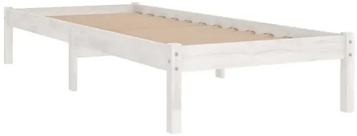 Pojedyncze białe sosnowe łóżko 90x200 cm - Selvis 3X