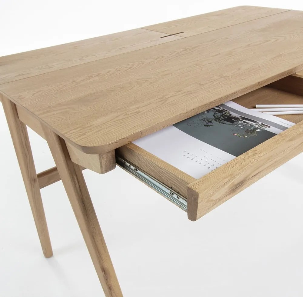 Biurko Kave Home Jakes Natural, 120x65 cm