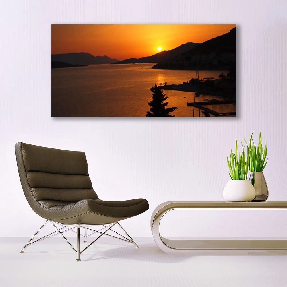 Fotoobraz na płótnie Szczyty Gór nad Zatoką