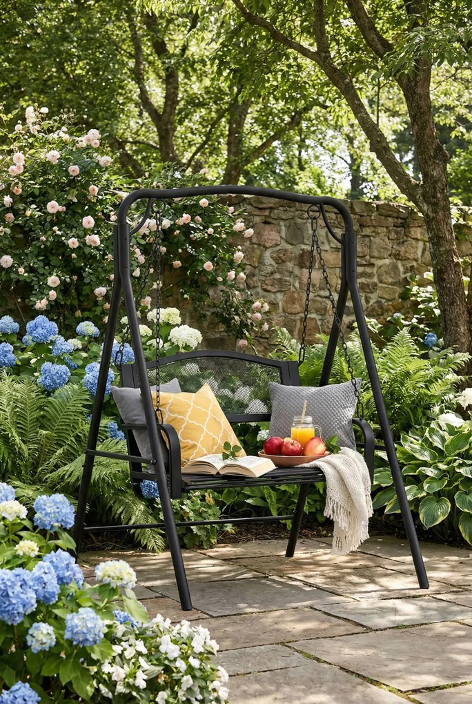 Stalowa Huśtawka Ogrodowa H0-G08