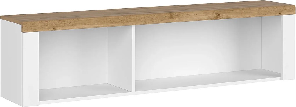 Biała minimalistyczna półka ścienna G8-C96