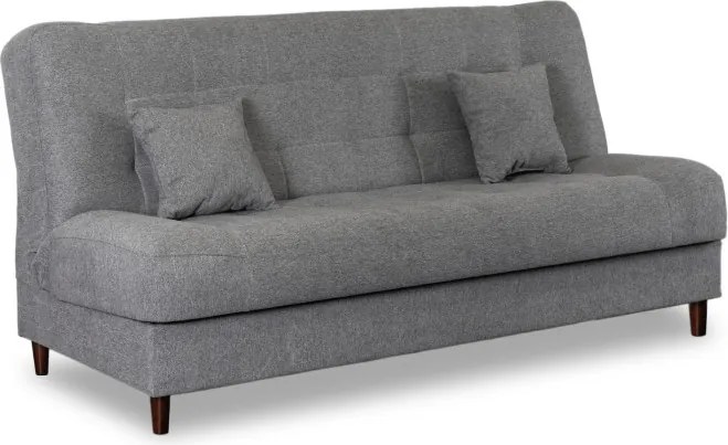 Sofa z Funkcją Spania NEPAL Wersalka Rozkładana Dwuosobowa Szara Nowoczesna do Salonu