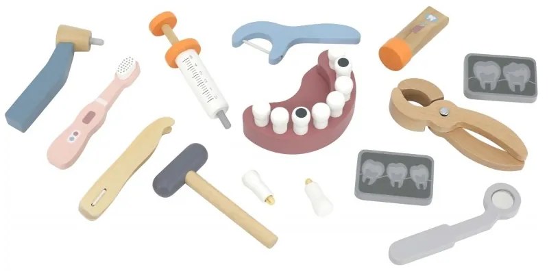 Viga polarb drewniany zestaw dentysty torba