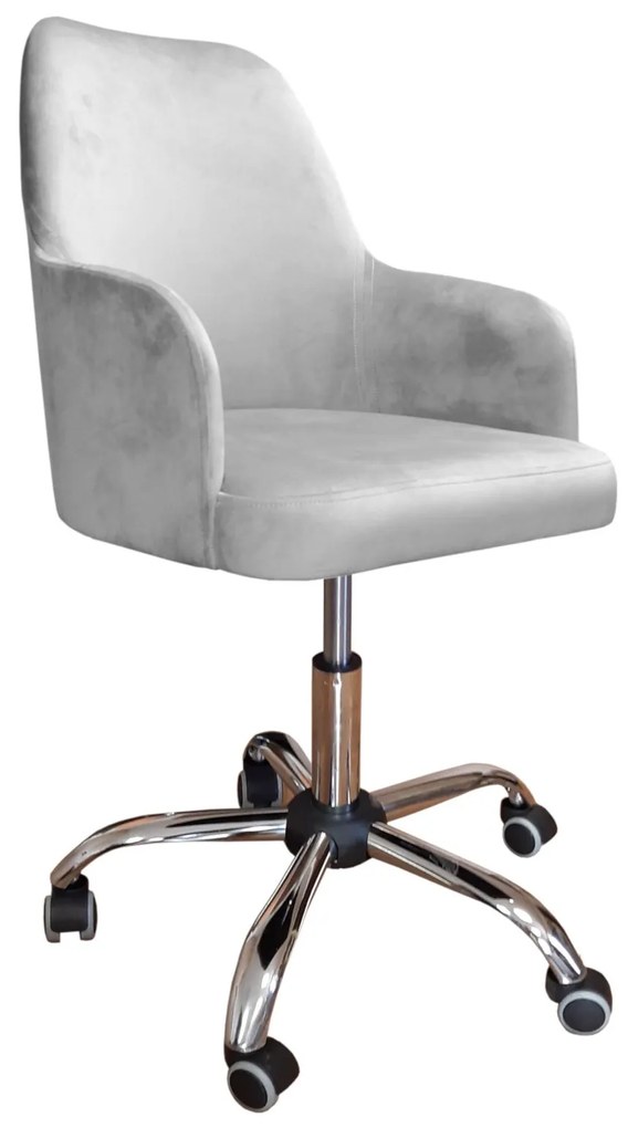 Fotel obrotowy Westa MG39 jasny szary