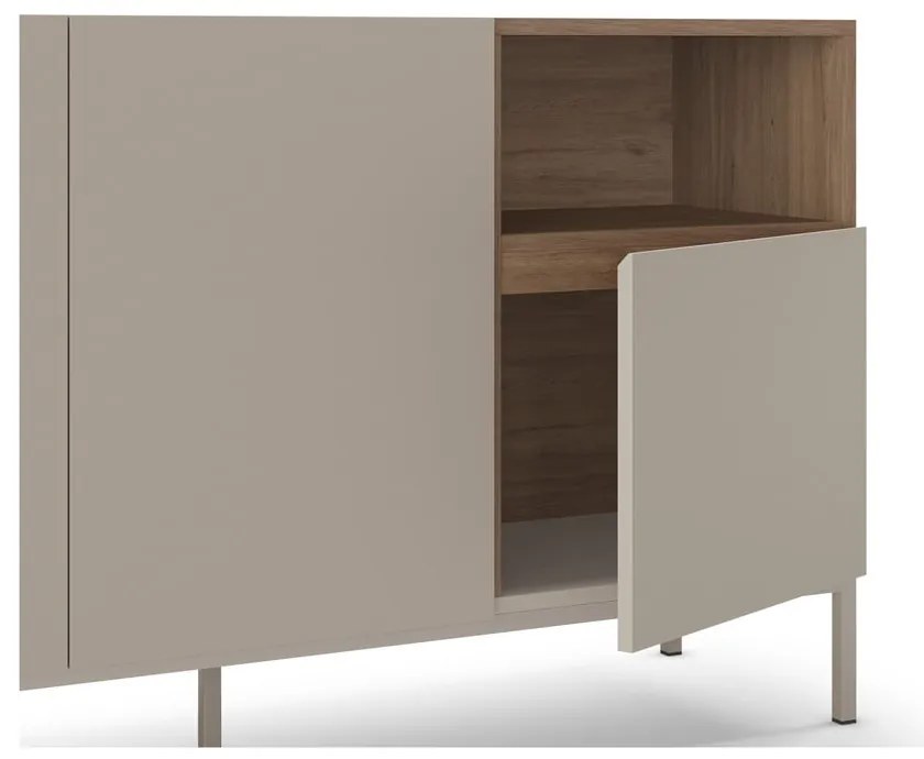 Kremowa komoda 140x80 cm Cailin – Marckeric